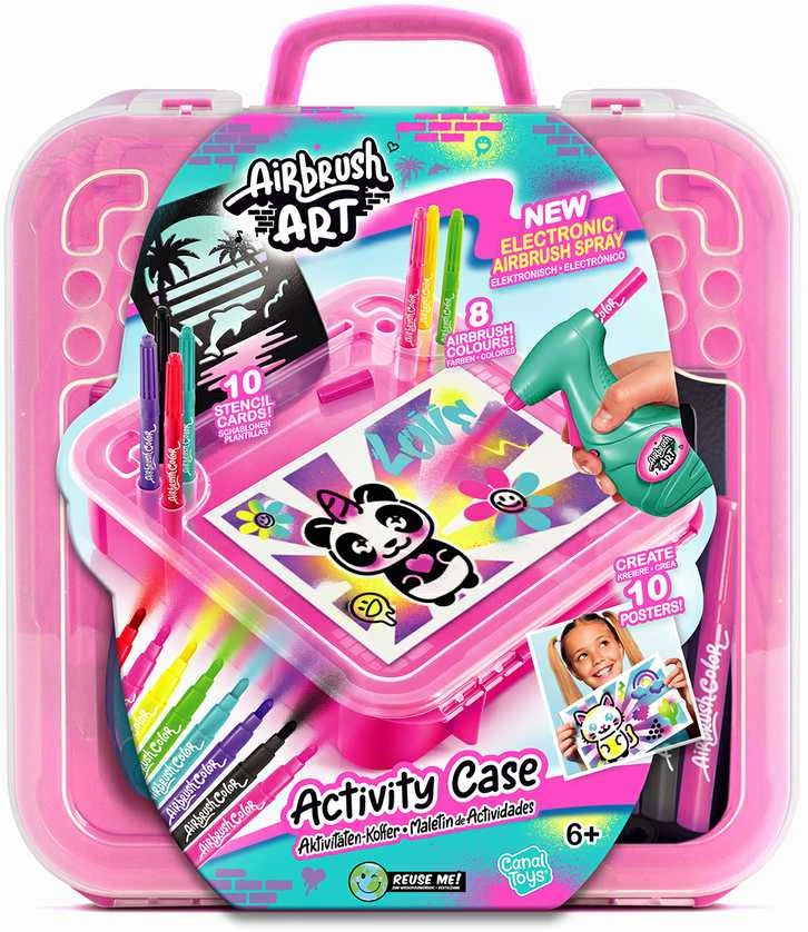 AIRBRUSH CANAL TOYS Menininko lagaminėlis su aerografu