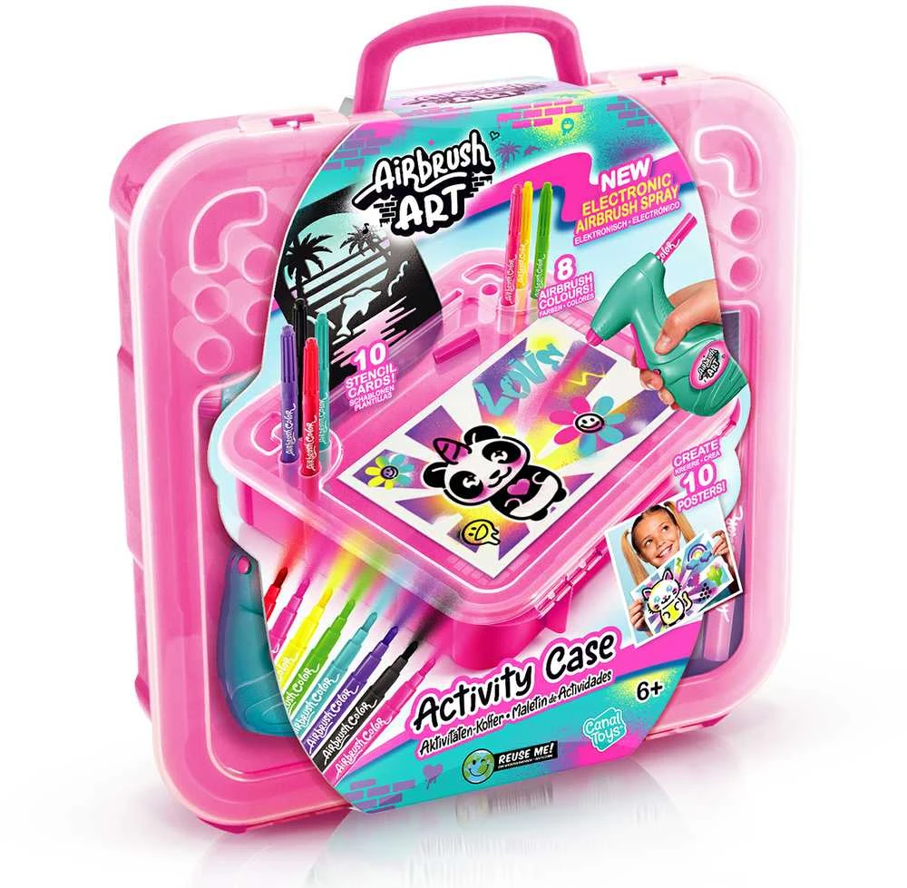 AIRBRUSH CANAL TOYS Menininko lagaminėlis su aerografu