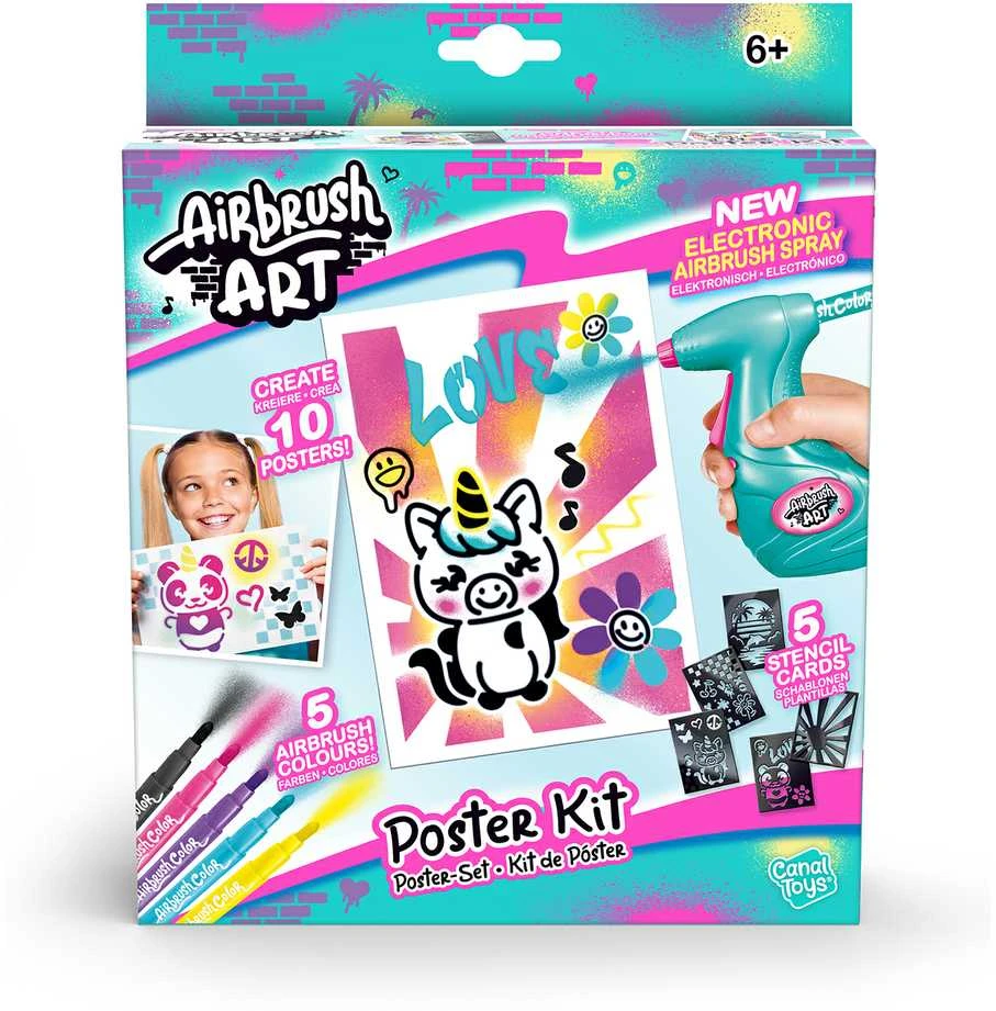 Airbrush Plush AIRBRUSH Menininko rinkinys su aerografu „Atvirukai“