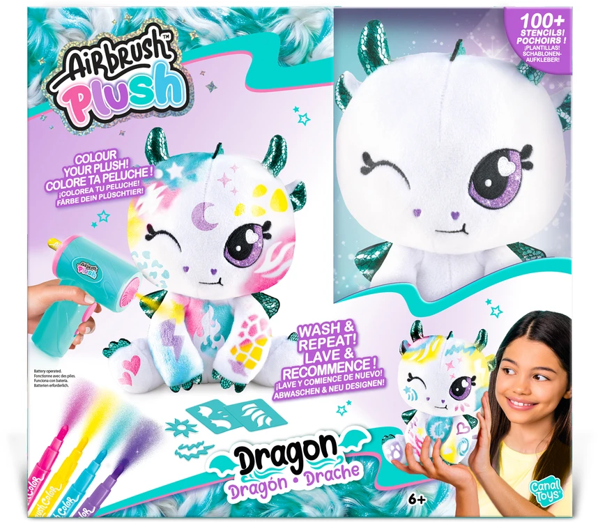 Airbrush Plush - Drakonas 20 cm (26085)