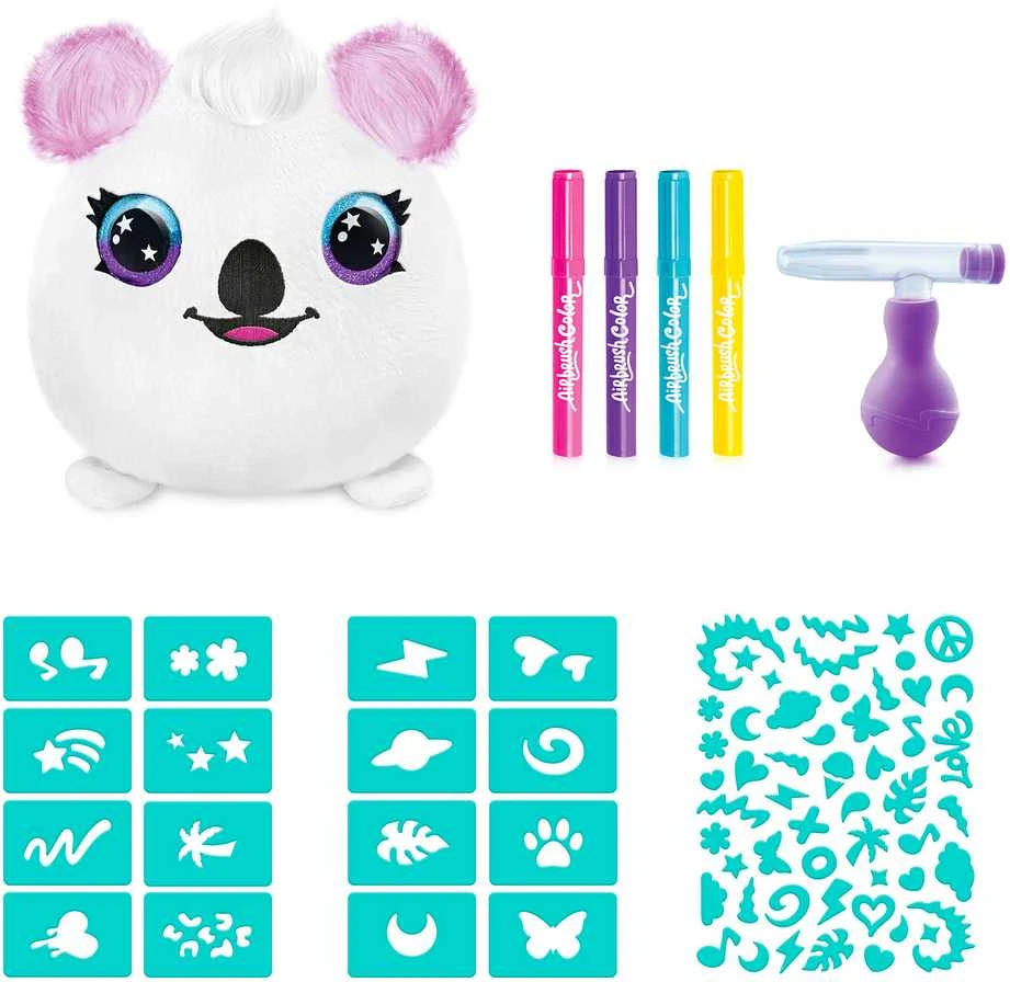 Canal toys AIRBRUSH PLUSH Rinkinys su aerografu „Gyvūnėlis kibirėlyje“