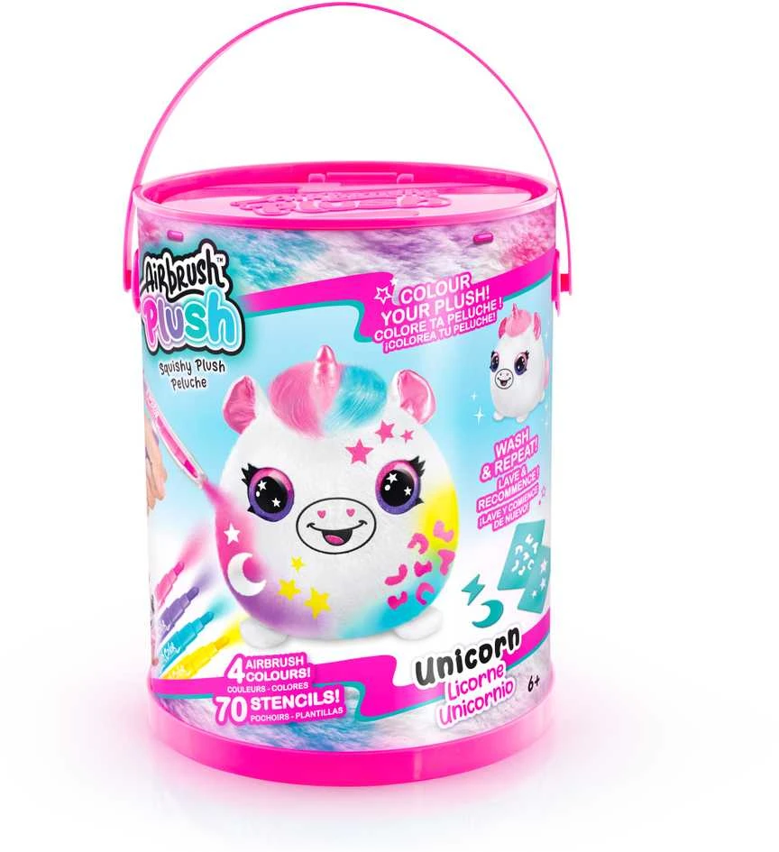 Canal toys AIRBRUSH PLUSH Rinkinys su aerografu „Gyvūnėlis kibirėlyje“