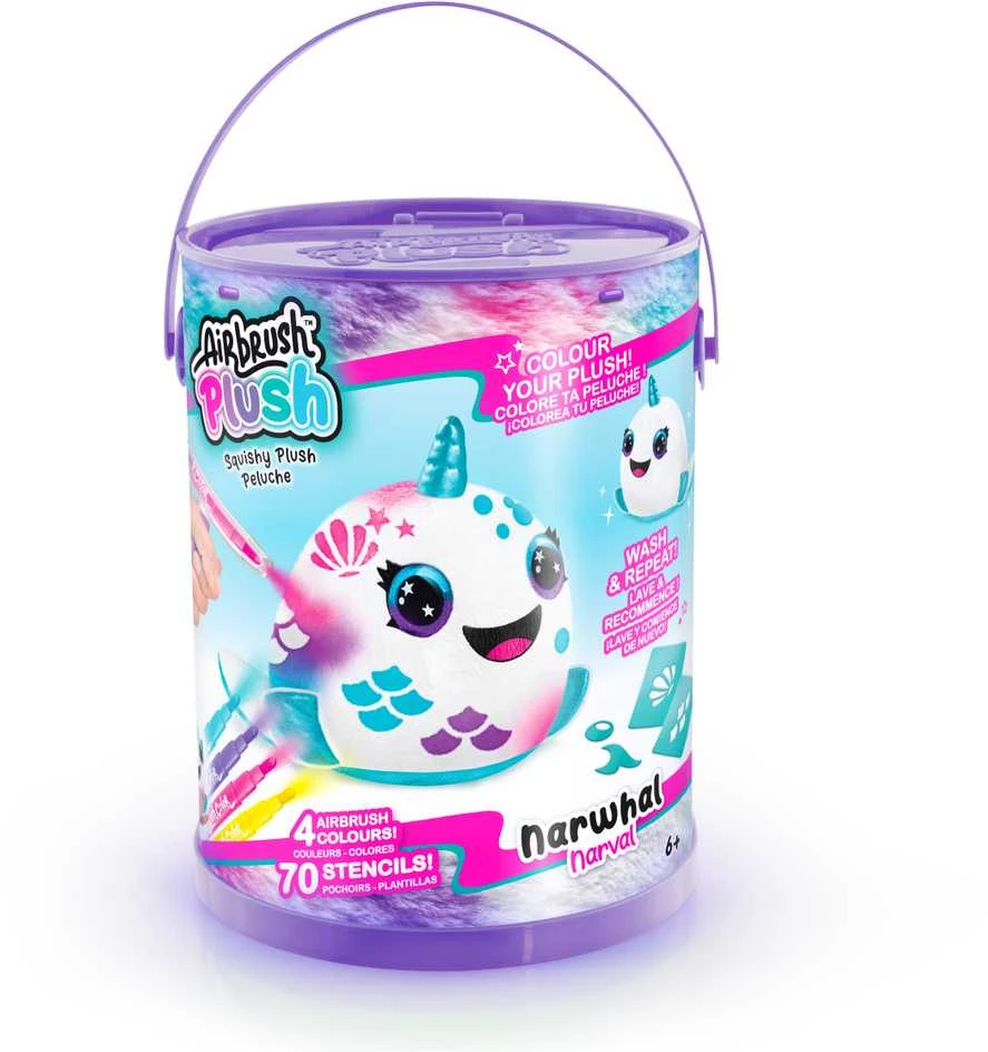 Canal toys AIRBRUSH PLUSH Rinkinys su aerografu „Gyvūnėlis kibirėlyje“
