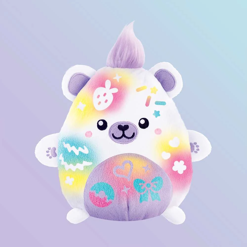 AIRBRUSH PLUSH Rinkinys su aerografu „Kawaii Bear", 25 cm