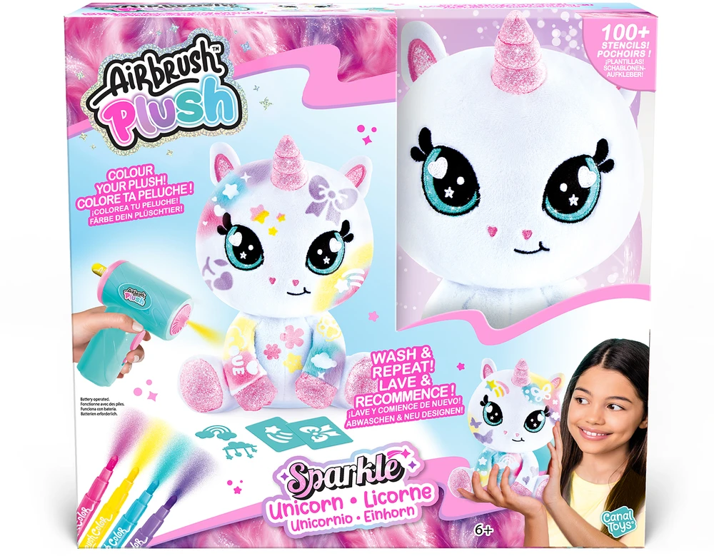 Airbrush Plush - Blizgantis vienaragis 20 cm (26088)