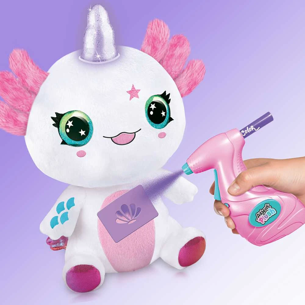 Canal Toys AIRBRUSH PUSH Rinkinys su aerografu „Vienaragis aksolotlis“