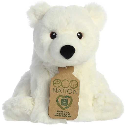 AURORA ECO NATION Baltasis lokys, 24 cm