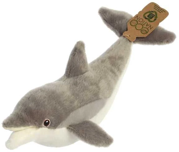 AURORA ECO NATION Delfinas, 38 cm aprašymas - Prekės nuotrauka