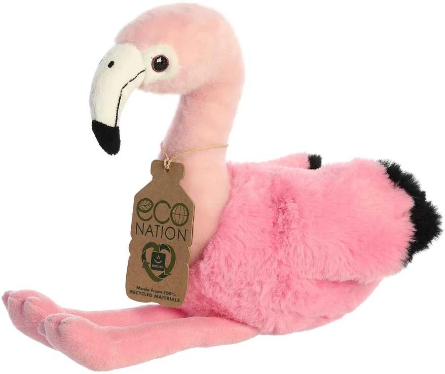 AURORA ECO NATION Pliušinis flamingas, 24 cm