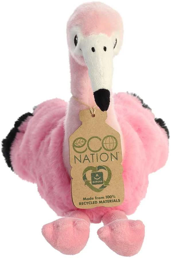 AURORA ECO NATION Pliušinis flamingas, 24 cm