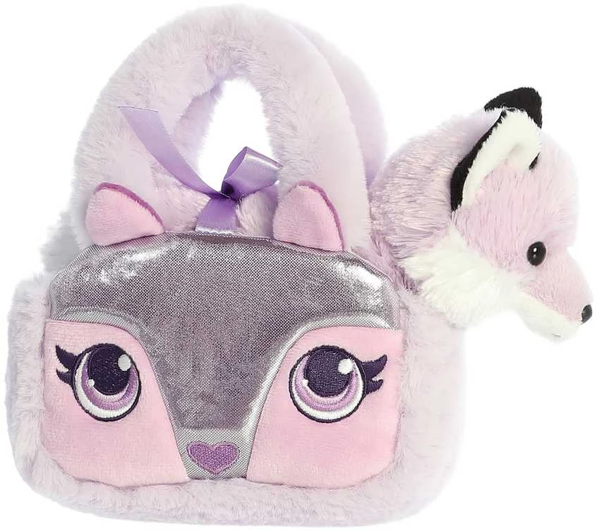 AURORA FANCY PALS Pliušinė lapė rankinėje, 20 cm