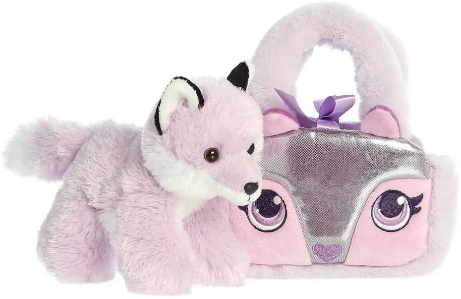 AURORA FANCY PALS Pliušinė lapė rankinėje, 20 cm
