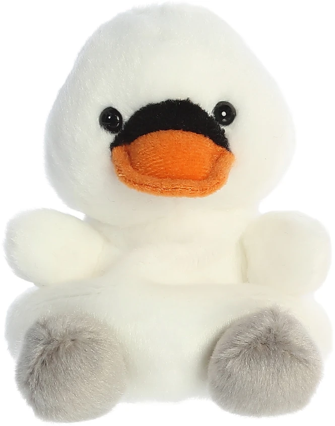 PALM PALS AURORA Pliušinė gulbė, 11 cm
