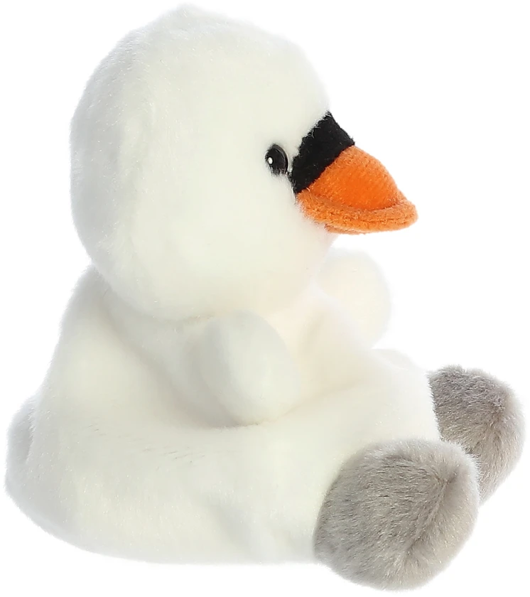 PALM PALS AURORA Pliušinė gulbė, 11 cm
