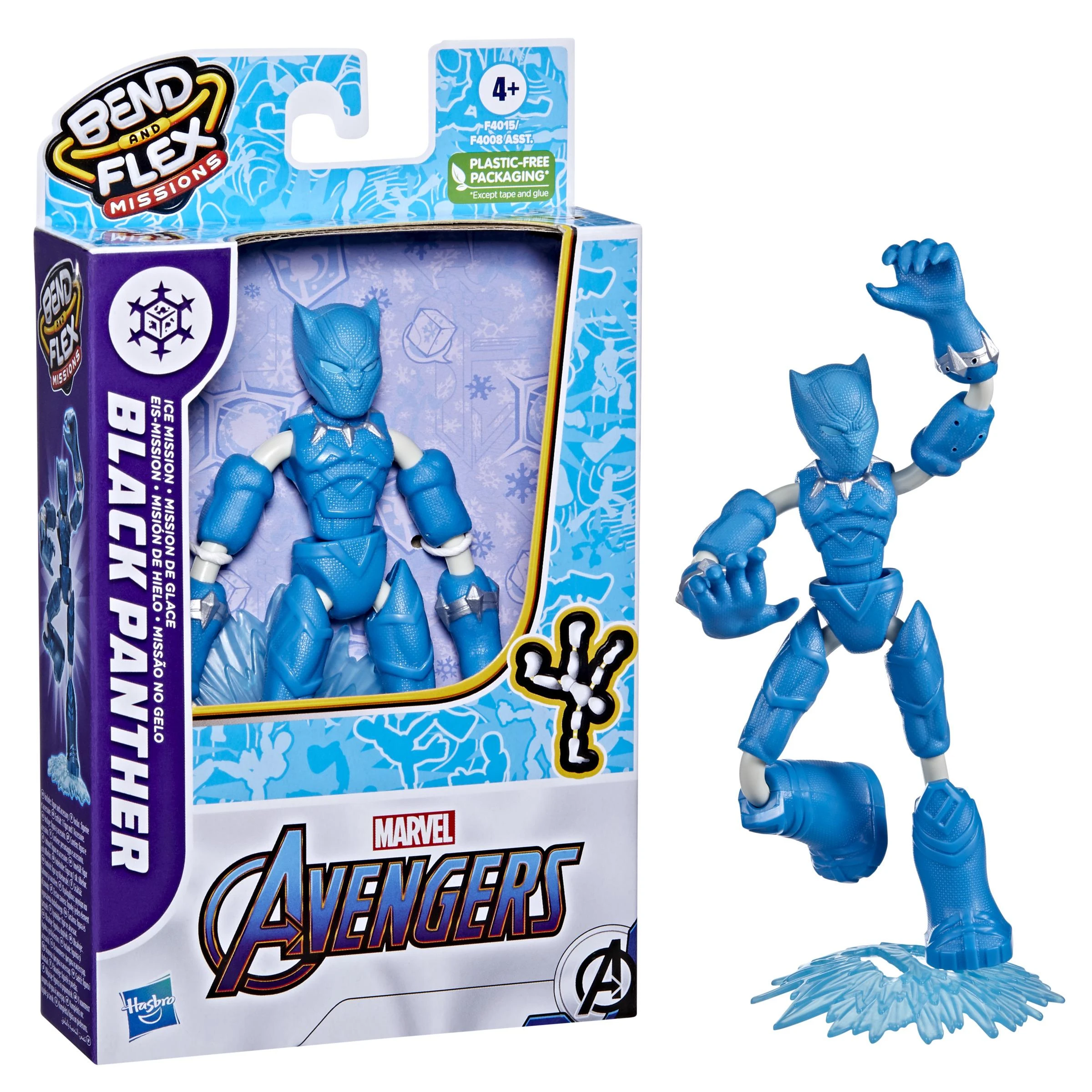 AVENGERS „Bend and Flex“ figūrėlė, 15 cm