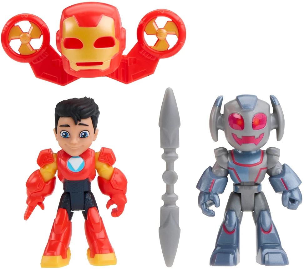 AVENGERS IRON MAN AND HIS AWESOME FRIENDS Figūrėlės, 2 vnt.
