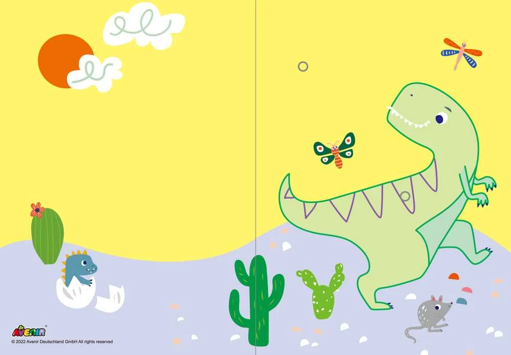 AVENIR Atvirukų gaminimo rinkinys „Dinozaurai“