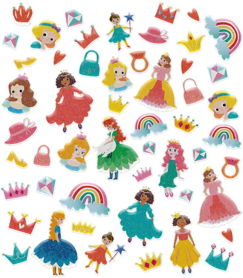 AVENIR lipdukų rinkinys „Princesės“