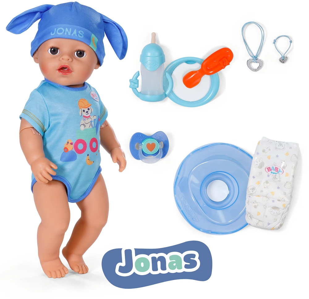 BABY BORN „Click & Play“ Lėlytė JONAS, 43 cm