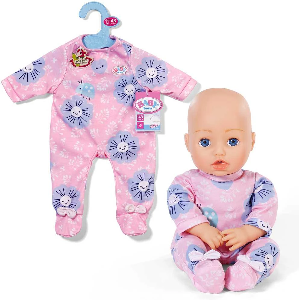 MGA BABY BORN Gėlėti šliaužtinukai, 43 cm