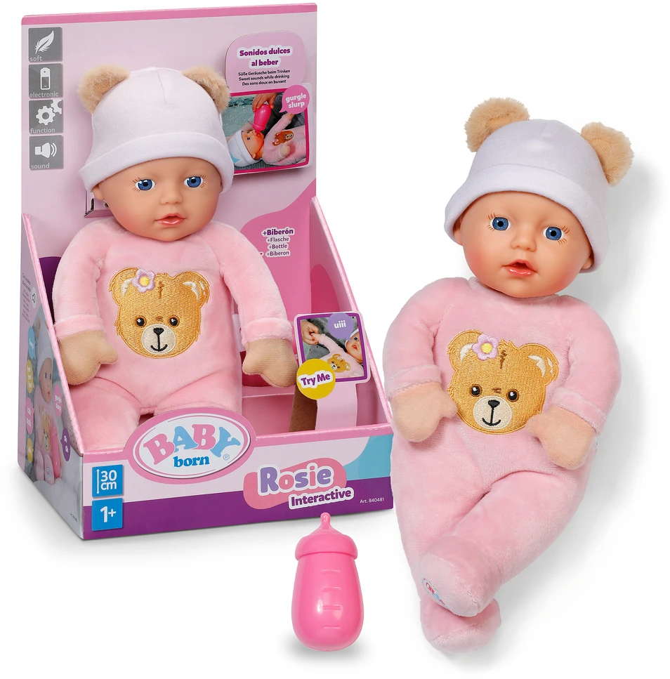 BABY BORN Interaktyvi lėlė ROSIE, 30 cm