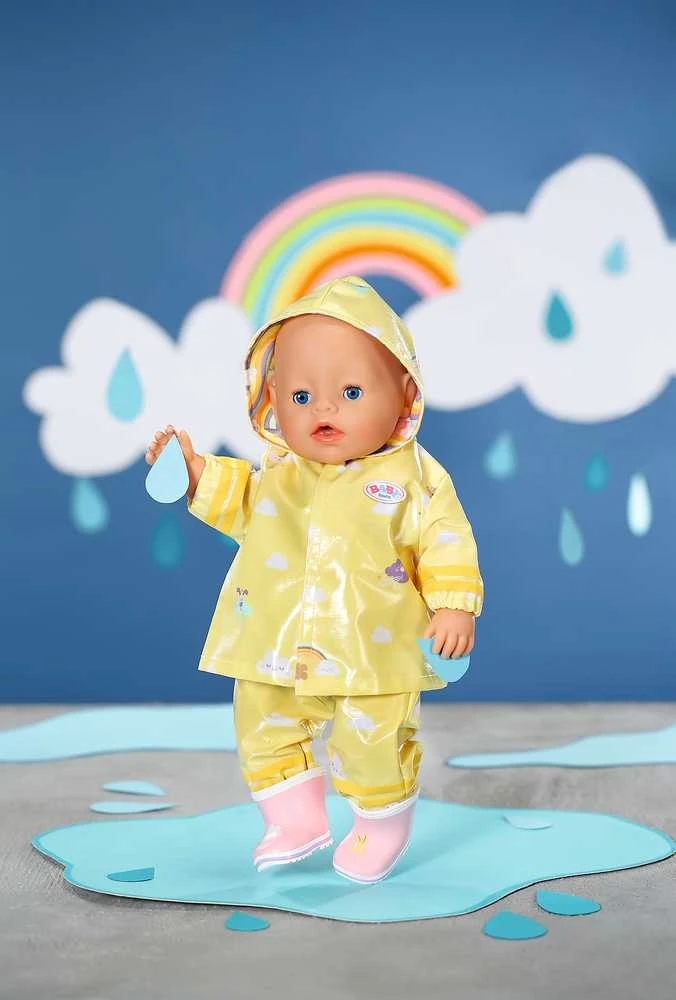 BABY BORN Lietaus drabužėliai, 43 cm