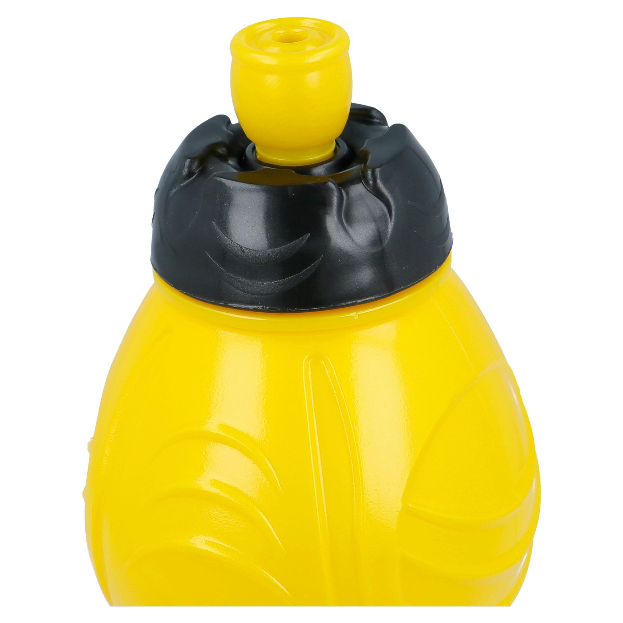 Stor DC Comics – sportinis buteliukas su Batman logotipu (geltonas/juodas), 400 ml