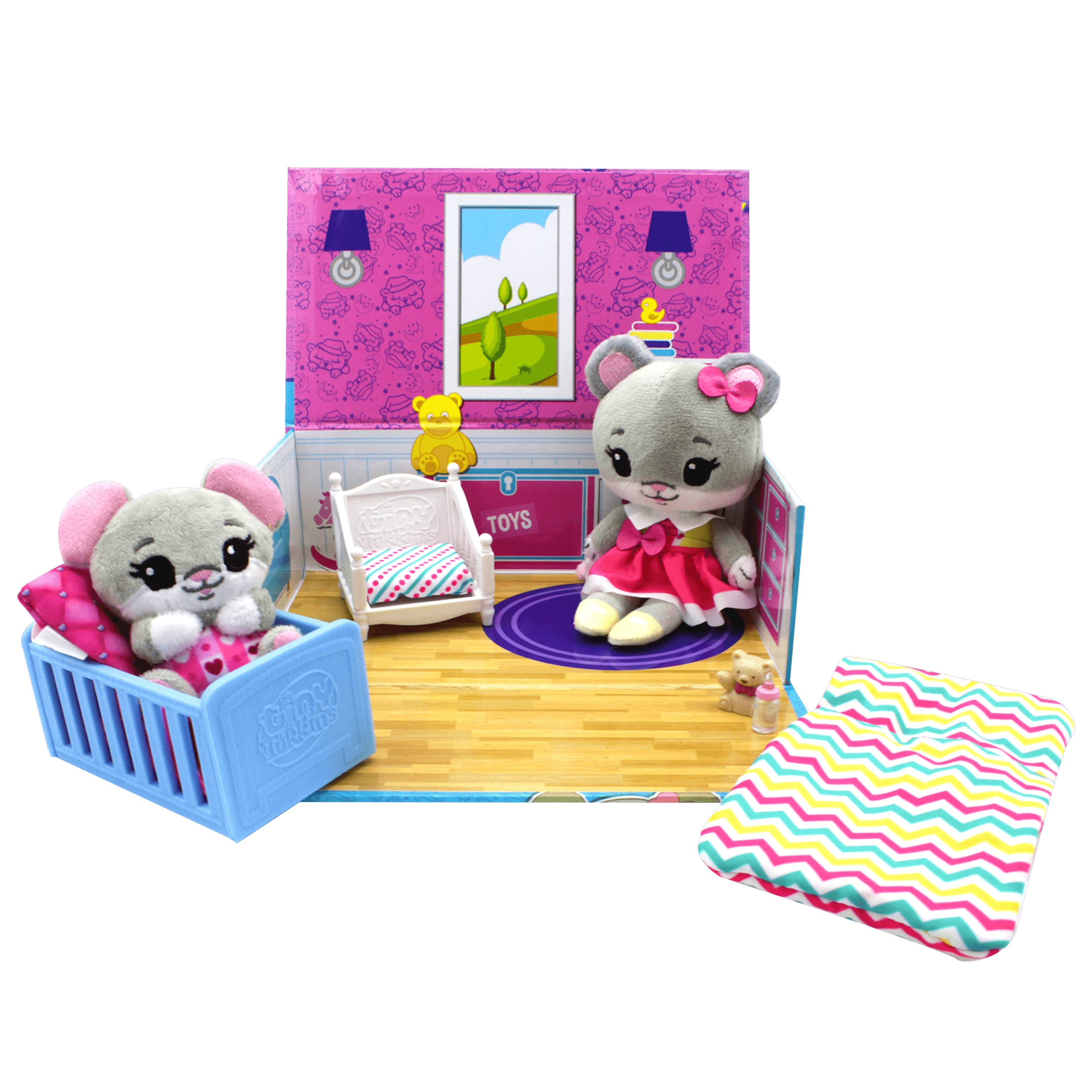 TINY TUKKINS BEVERLY HILLS TEDDY BEAR Rinkinys