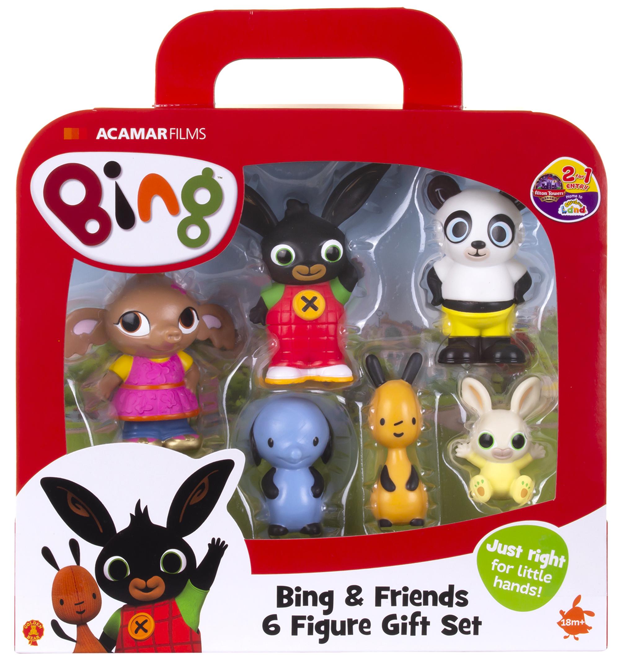 Figūrėlių rinkinys Golden Bear Bing, 6 vnt