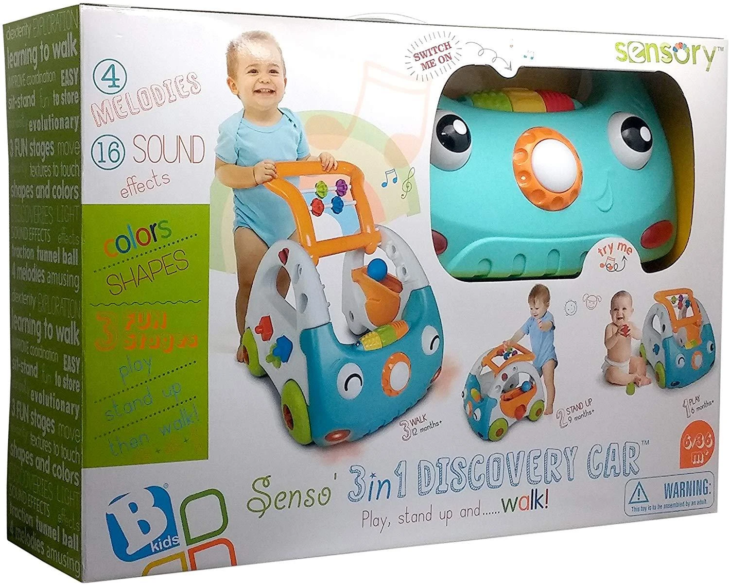 BKIDS Mašinėlė-vaikštynė