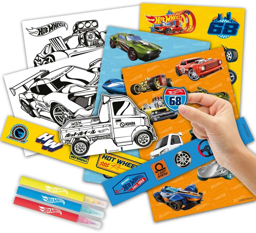 BLADEZ HOT WHEELS Lipdukų veiklos rinkinys