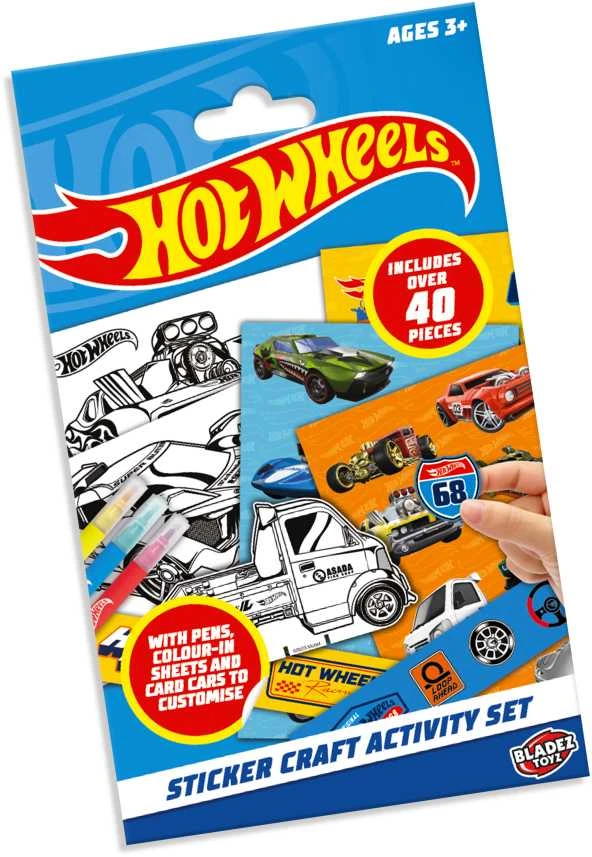 BLADEZ HOT WHEELS Lipdukų veiklos rinkinys