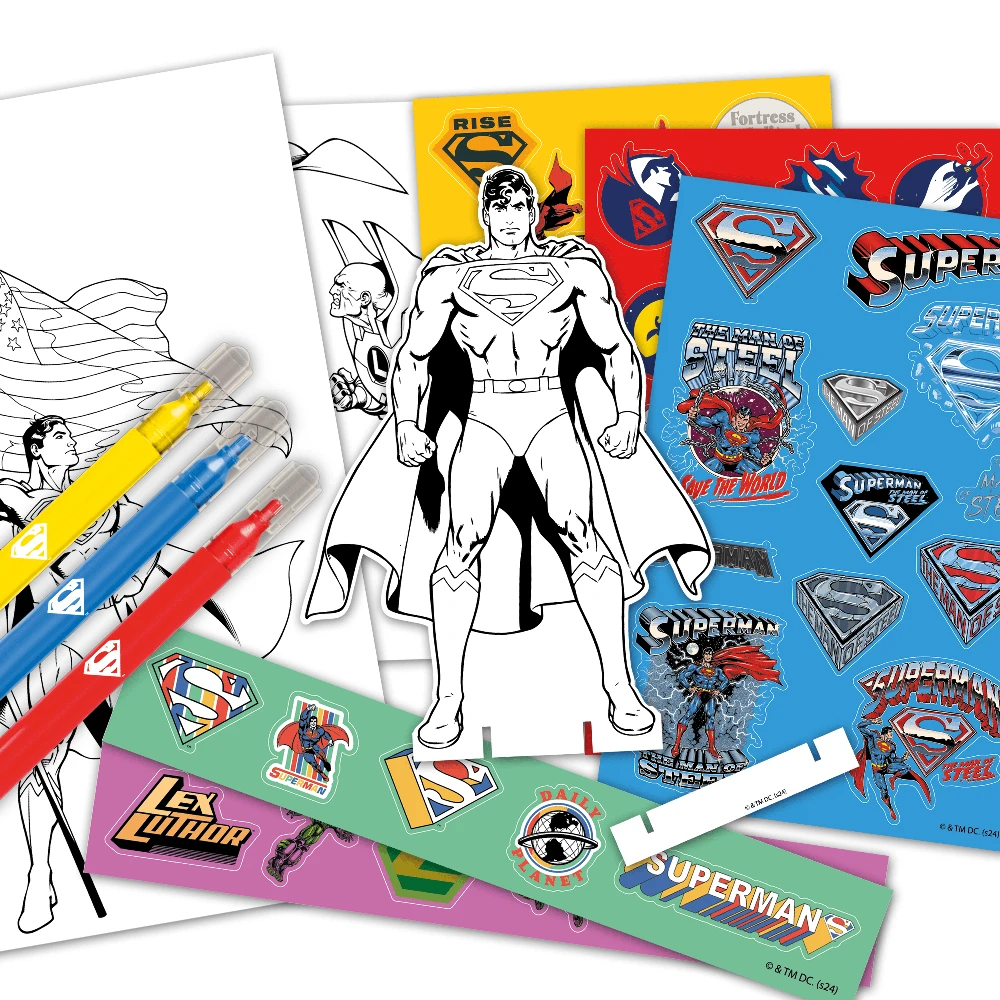 BLADEZ SUPERMAN Lipdukų veiklos rinkinys