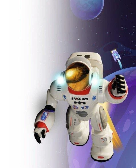 BLUE ROCKET Robotas-astronautas CHARLIE
