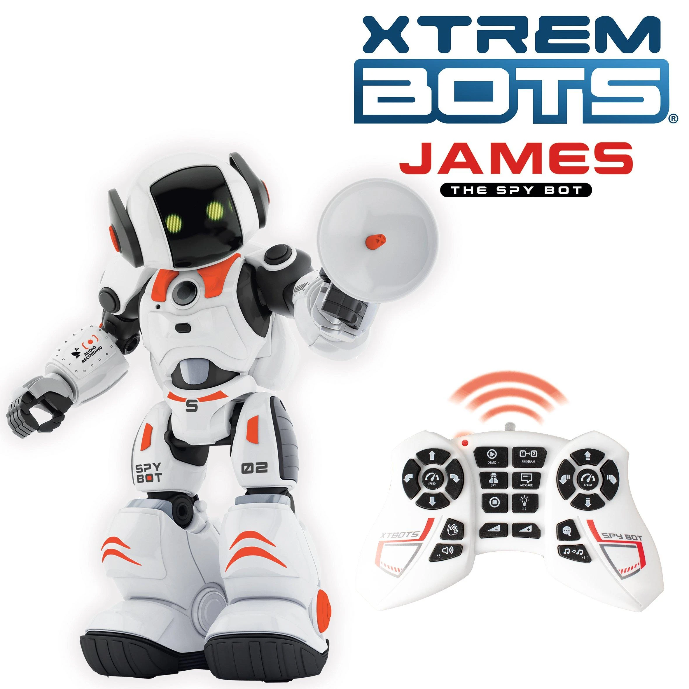 BLUE ROCKET Robotas-šnipas JAMES