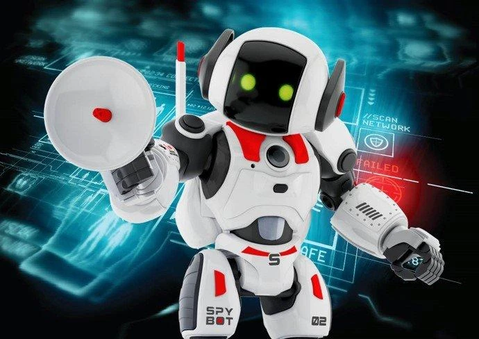 BLUE ROCKET Robotas-šnipas JAMES