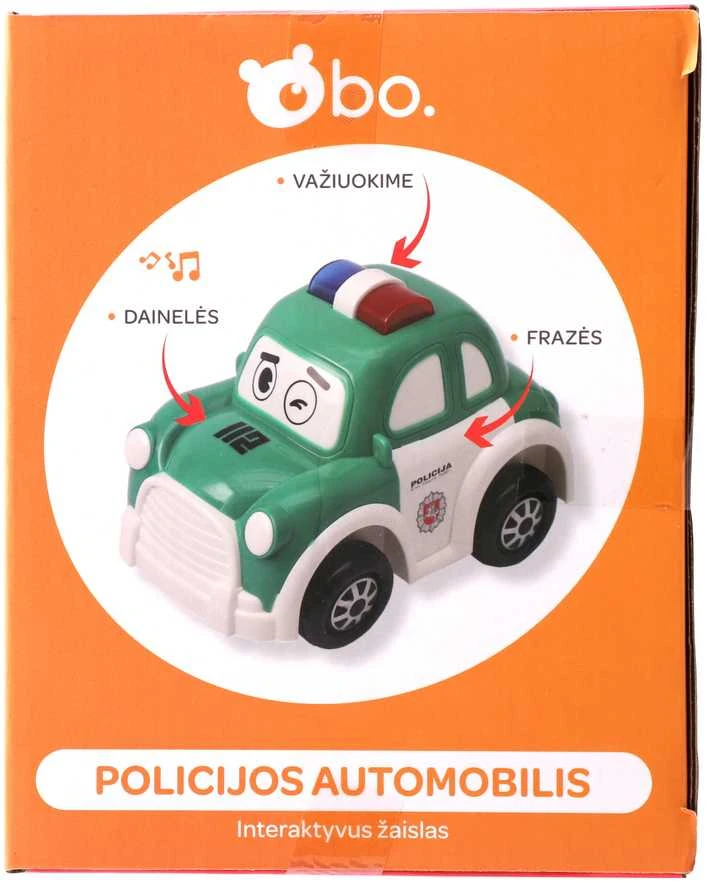bo. Interaktyvus policijos automobilis, LT
