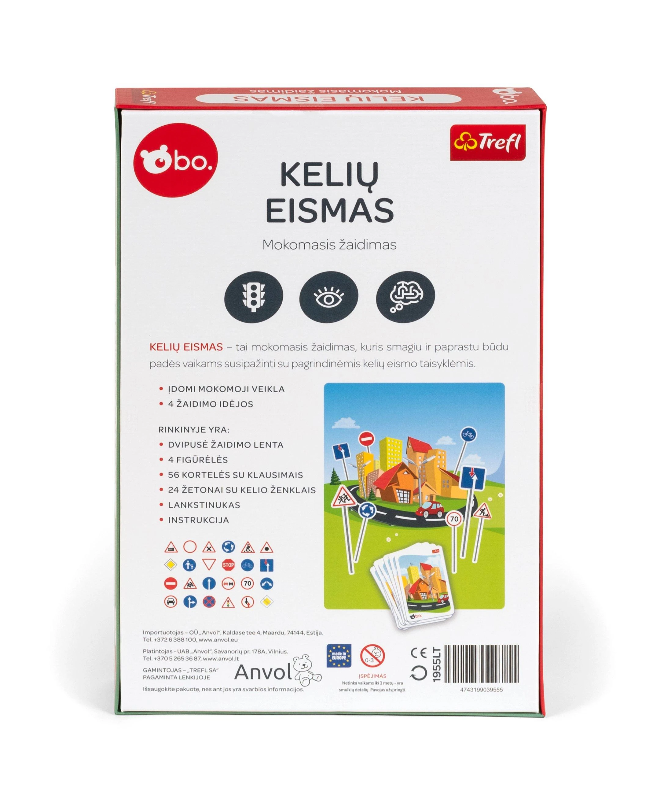 bo. Mokomasis žaidimas „Kelių eismas“, lietuvių k.
