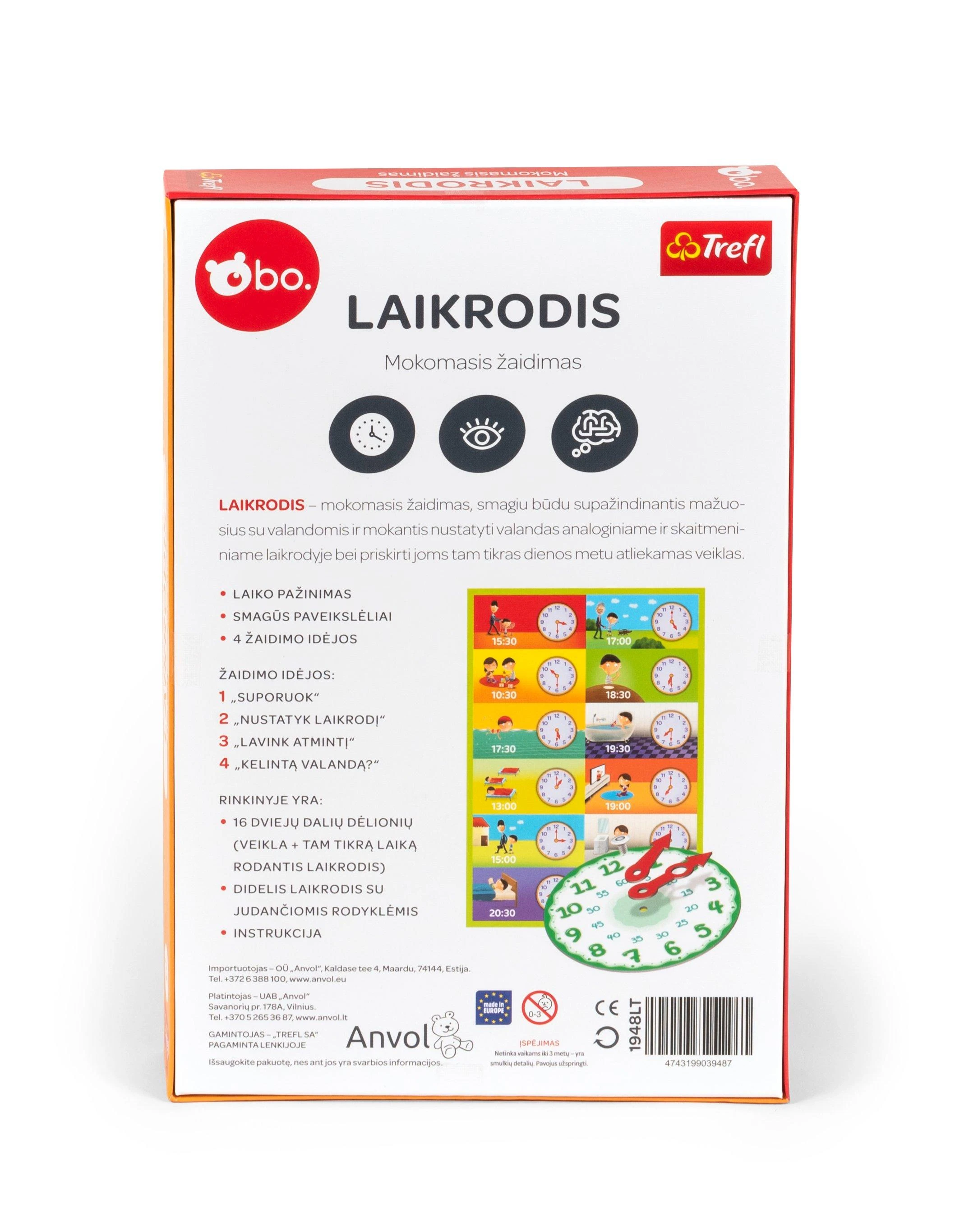 bo. Mokomasis žaidimas „Laikrodis“, lietuvių k.
