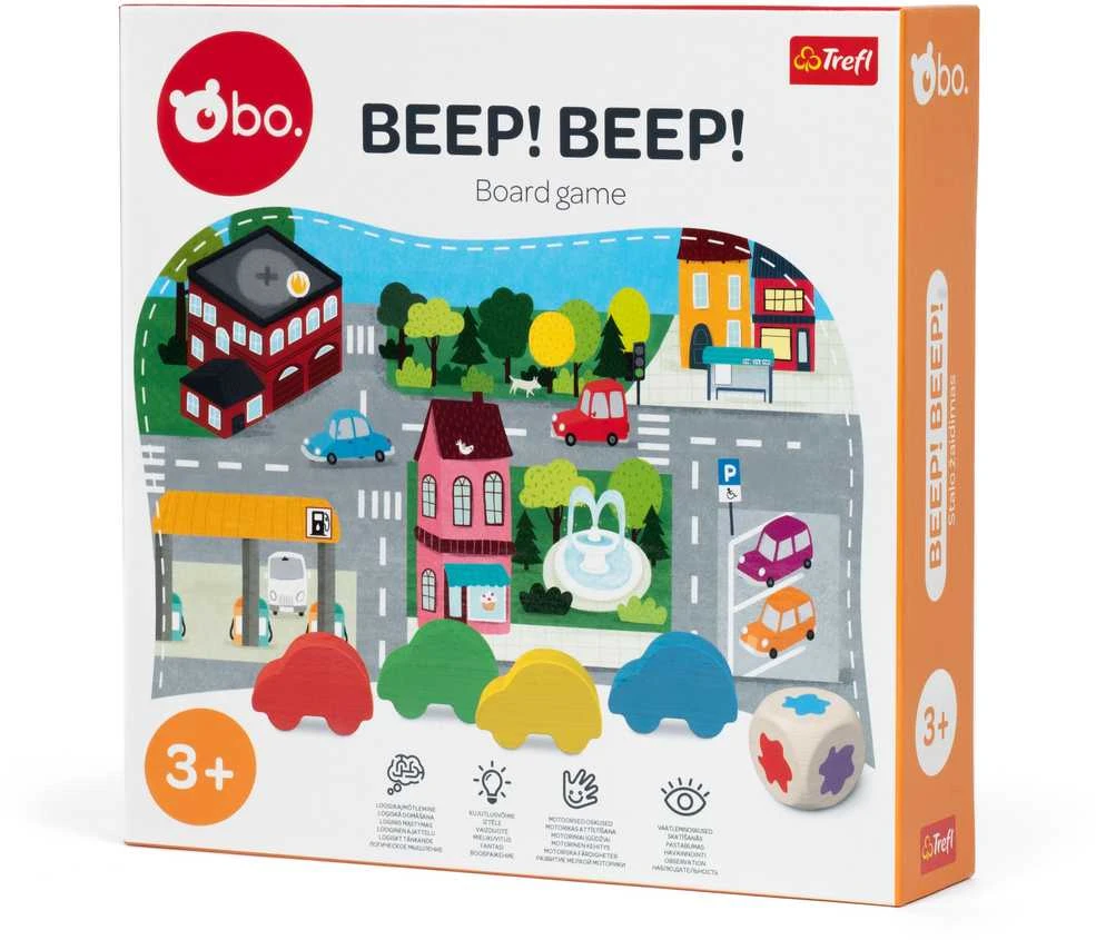 bo. Žaidimas "Beep! Beep!"