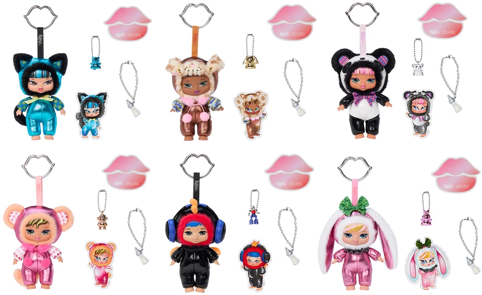 BRATZ BRATZIES Lėlė-pakabutis „Tokyo a Go-Go“, 14 cm