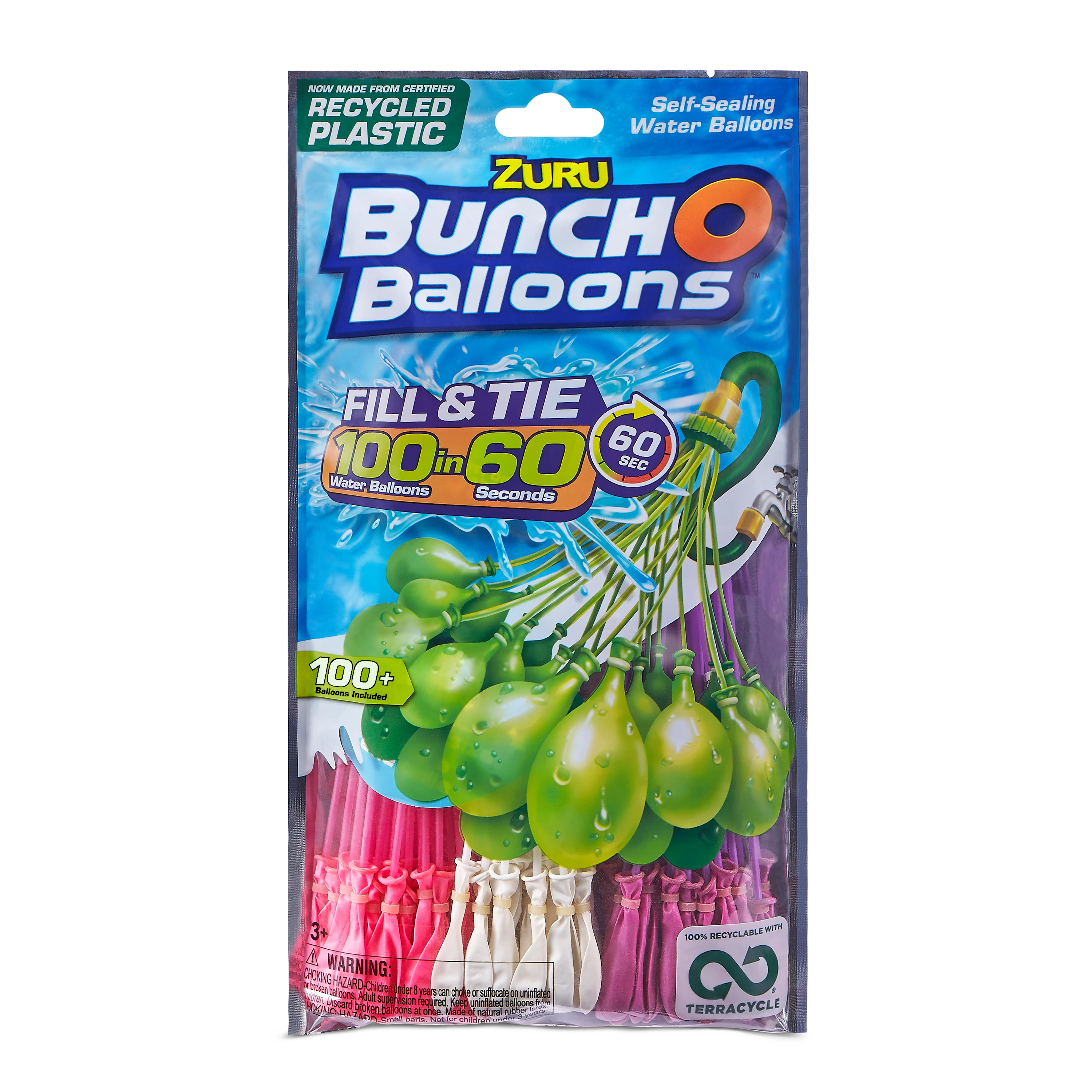 BUNCH O BALLOONS BUNCH-O-BALLOONS Vandens balionai, 100 vnt.
