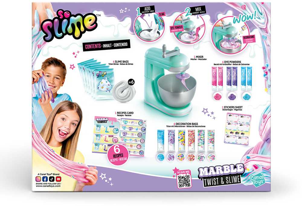 So Slime CANAL TOYS Kūrybinis rinkinys „Gleivių plaktuvas“