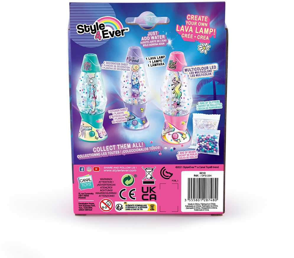 CANAL TOYS Kūrybinis rinkinys „Mini lavos lempa“