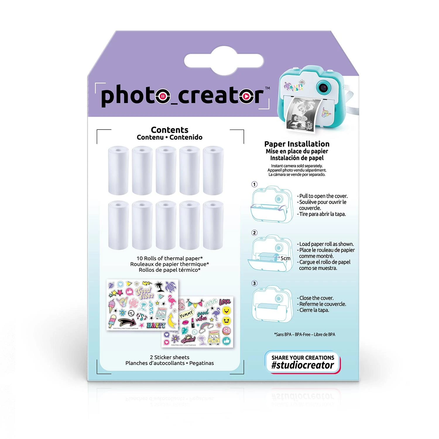 Canal Toys PHOTO CREATOR Momentinio fotoaparato lapeliai, 10 ritinėlių