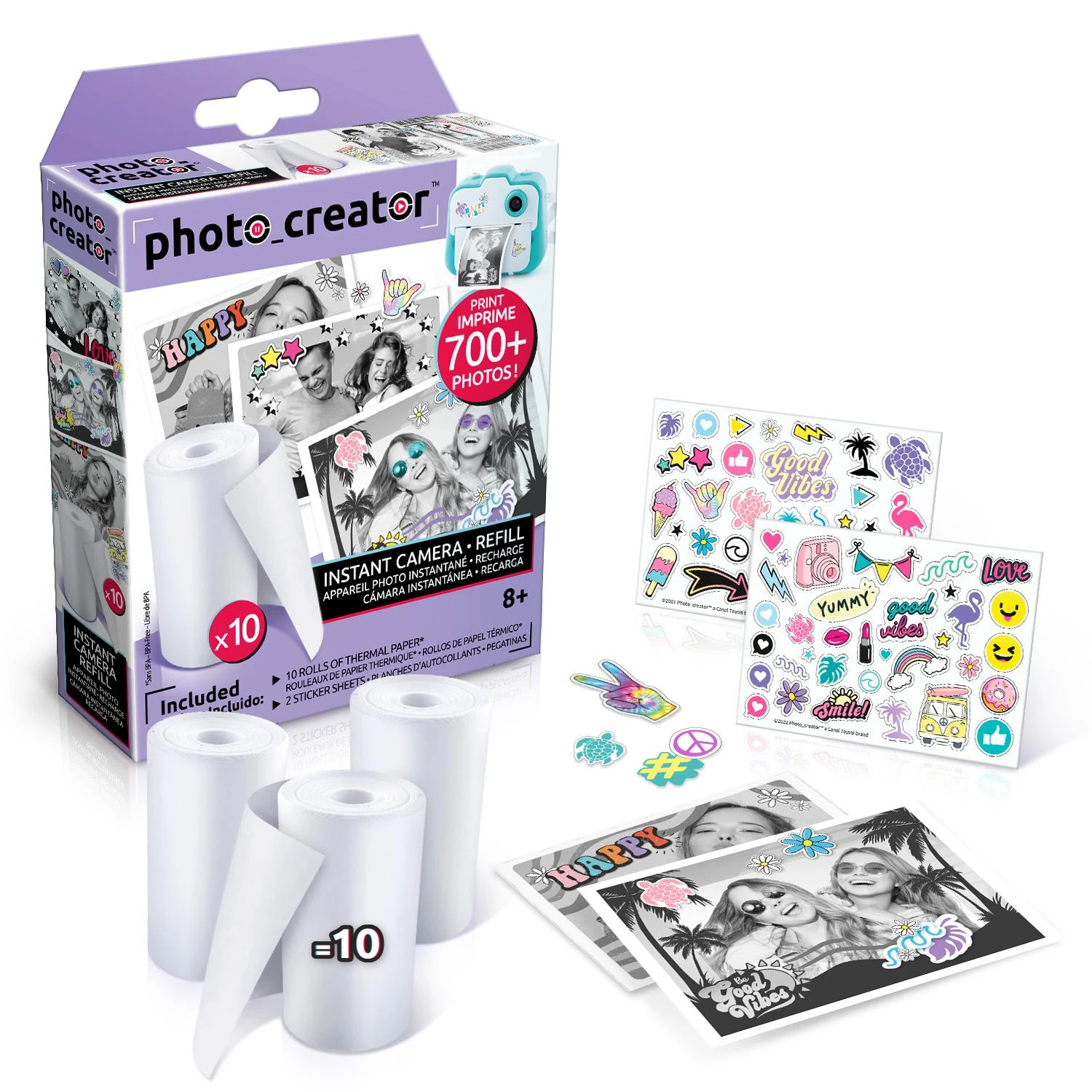 Canal Toys PHOTO CREATOR Momentinio fotoaparato lapeliai, 10 ritinėlių aprašymas - Prekės nuotrauka