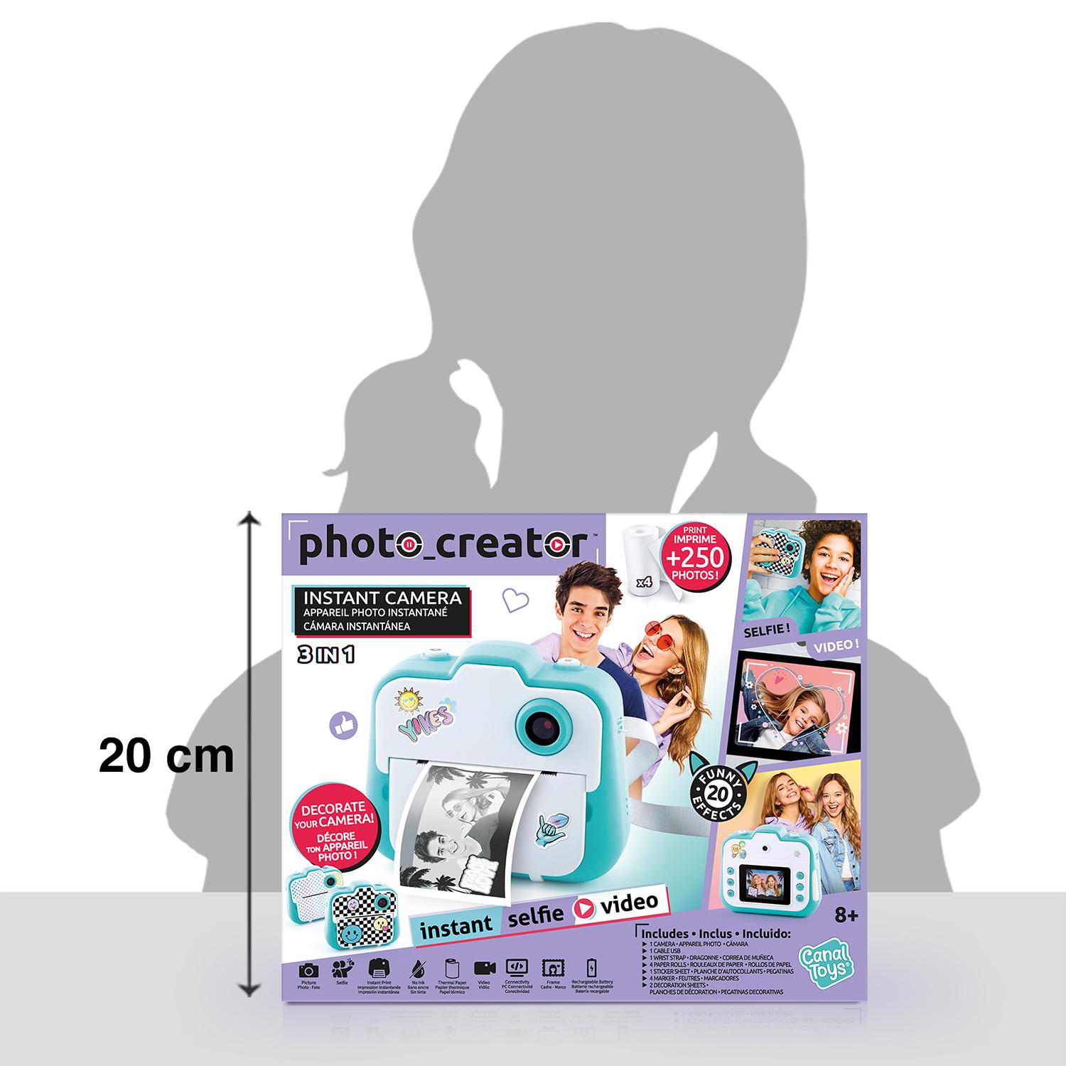 Canal Toys Vaikiškas CL Momentinis fotoaparatas (001CL)