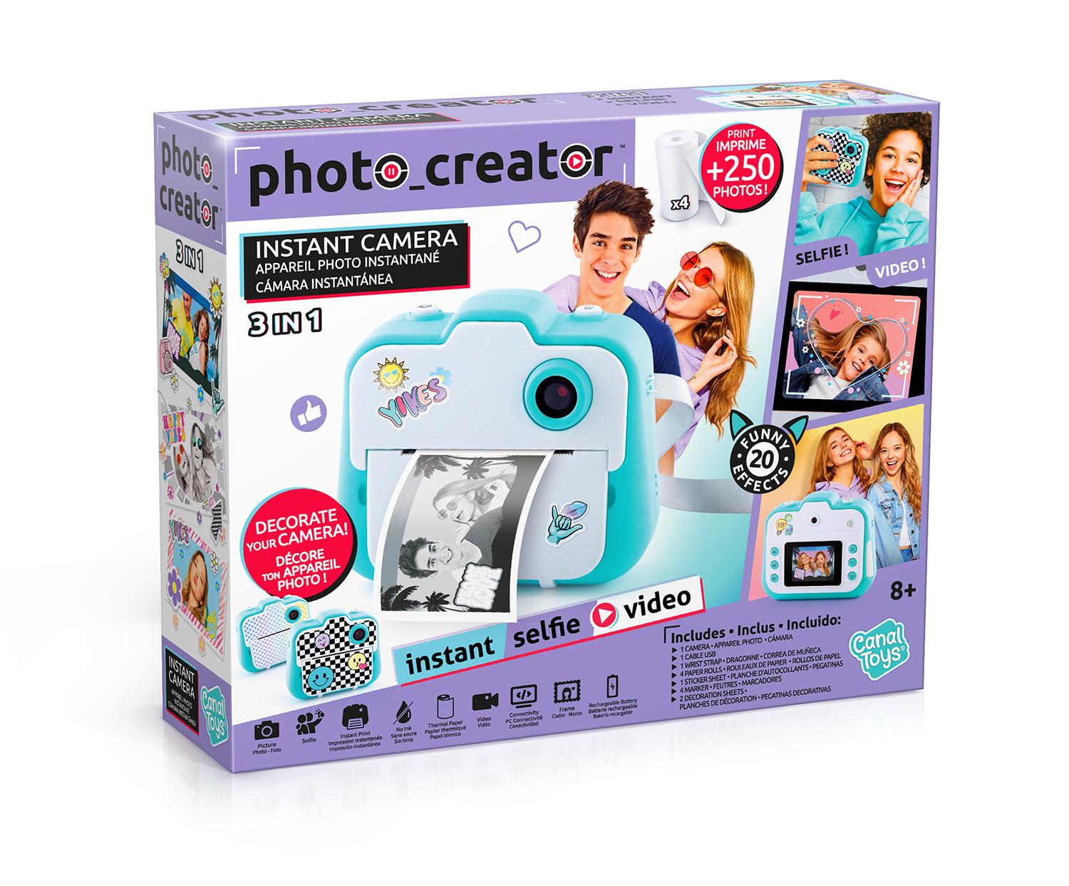 Canal Toys Vaikiškas CL Momentinis fotoaparatas (001CL)