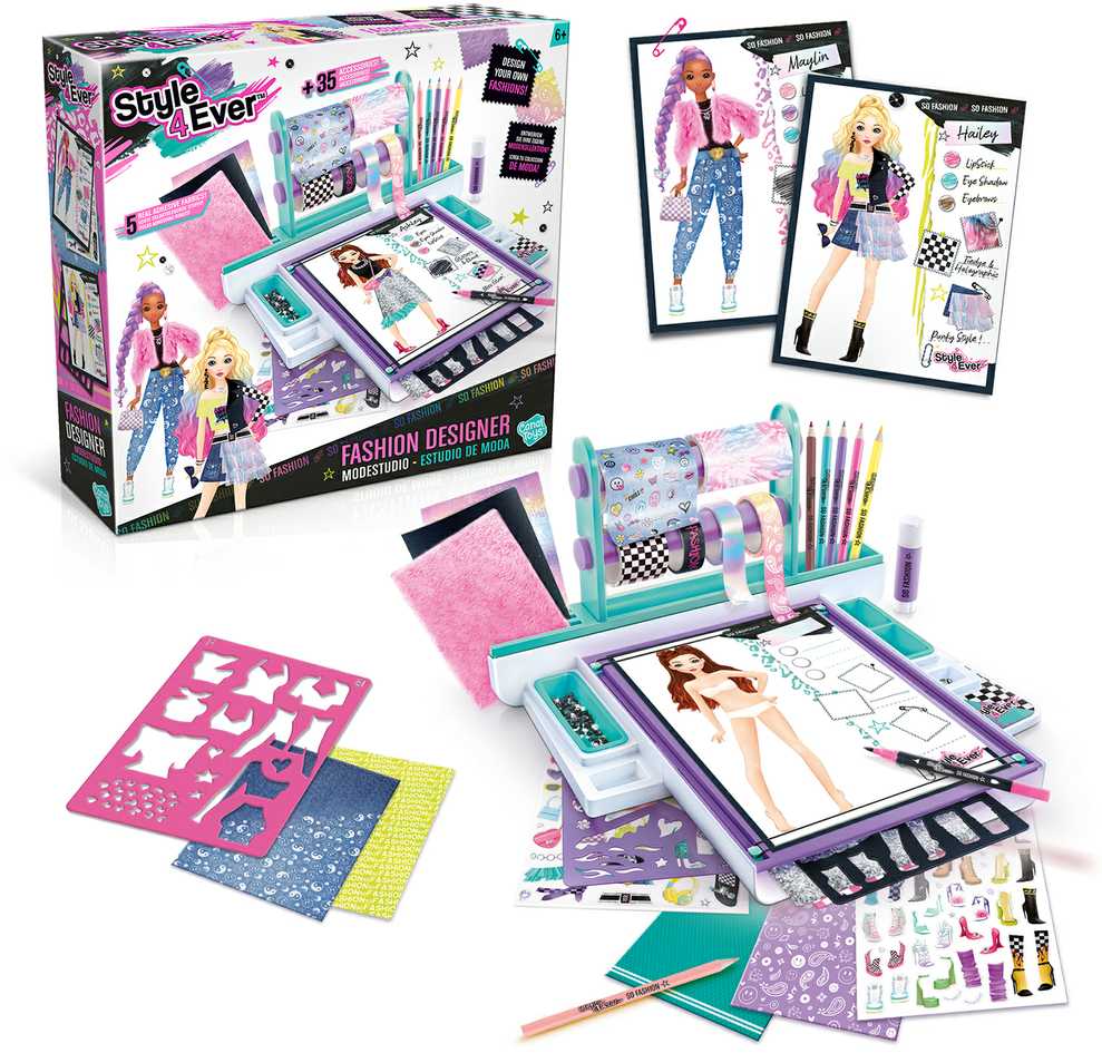 Style 4 Ever CANAL TOYS Rinkinys „Madų dizainerio studija“