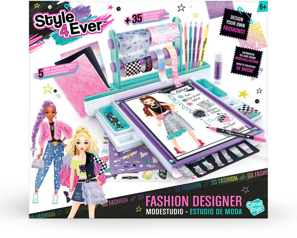 Style 4 Ever CANAL TOYS Rinkinys „Madų dizainerio studija“